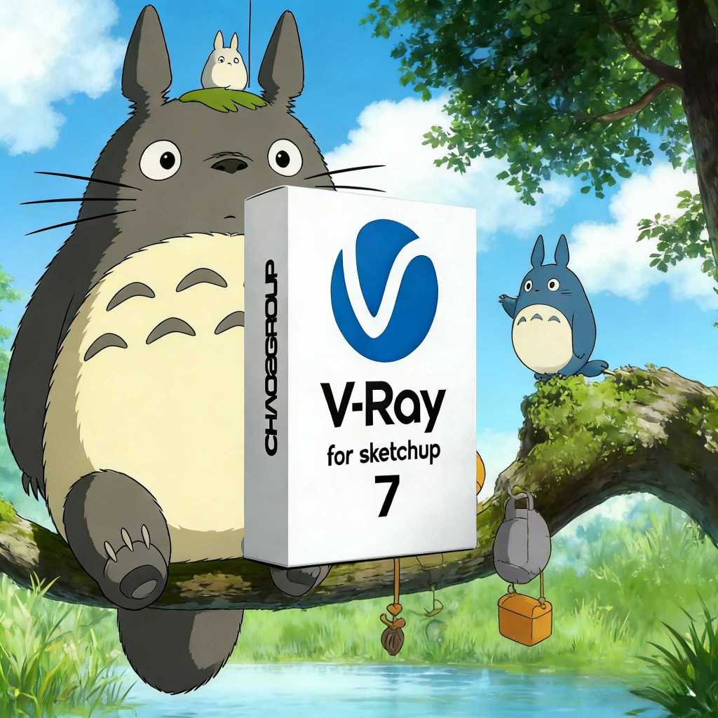 V-Ray 7.xx for SketchUp 2021-2025 โปรแกรมเรนเดอร์ สำหรับ Windows and Mac