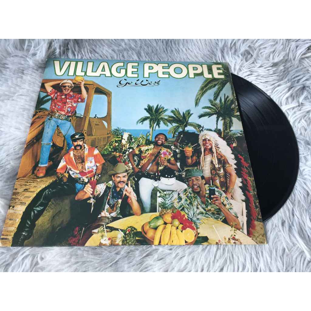 Go West - Village People ขนาด 12 นิ้ว LP G138