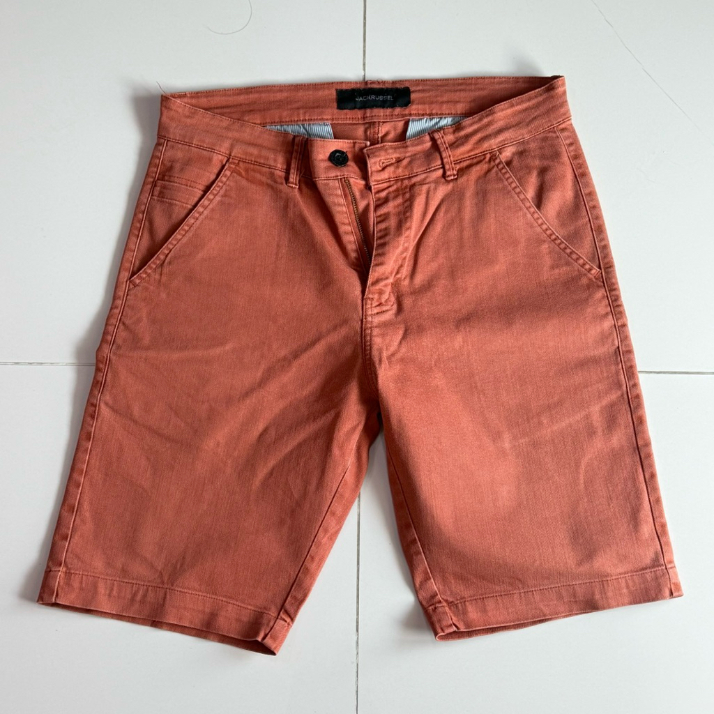 กางเกงยีนส์ jack russel  มือสอง ของแท้  ซื้อช็อปในห้างมา สภาพดี สีส้ม เอว 34