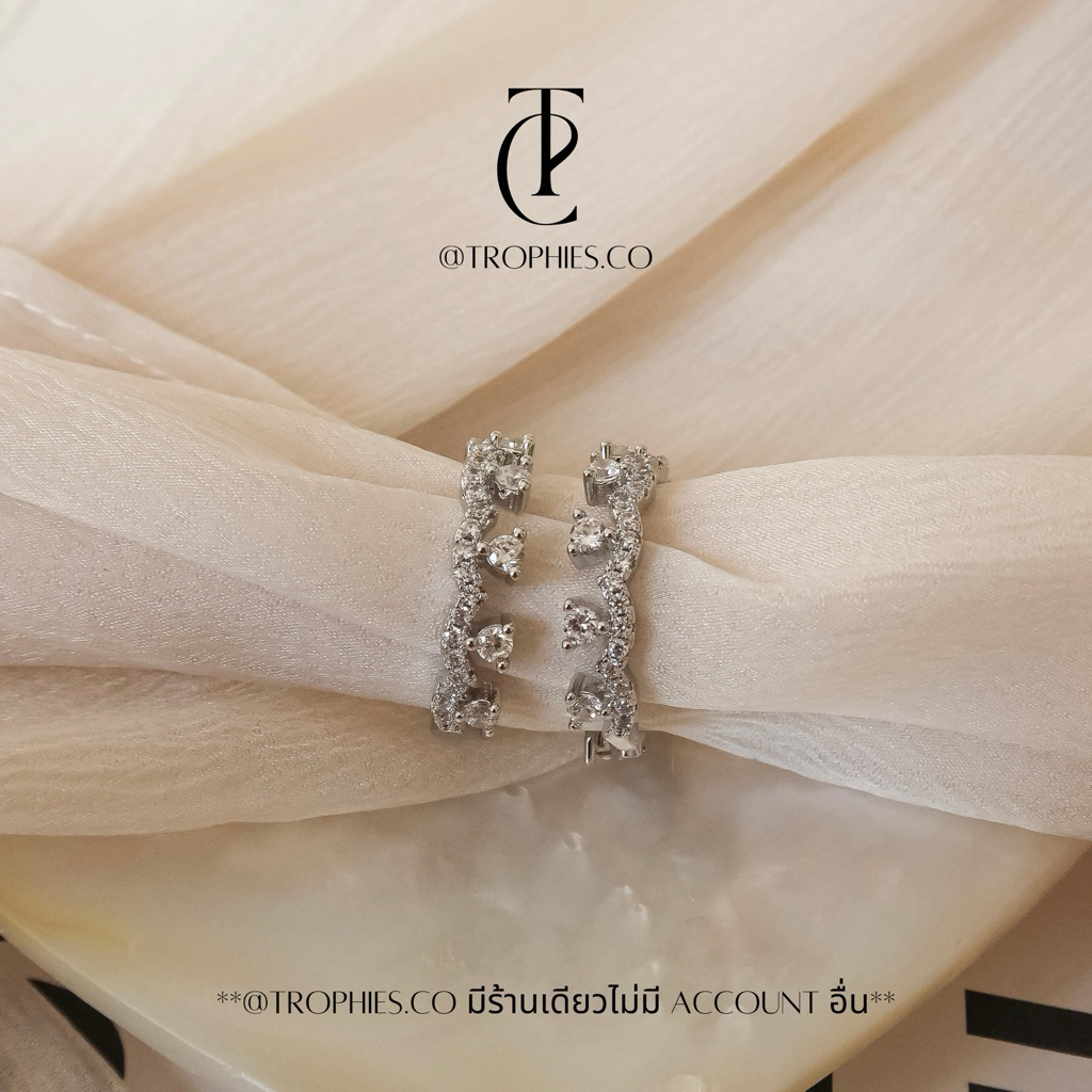 TROPHIES.CO - Lace Ring แหวนลูกไม้ แหวนเพชร