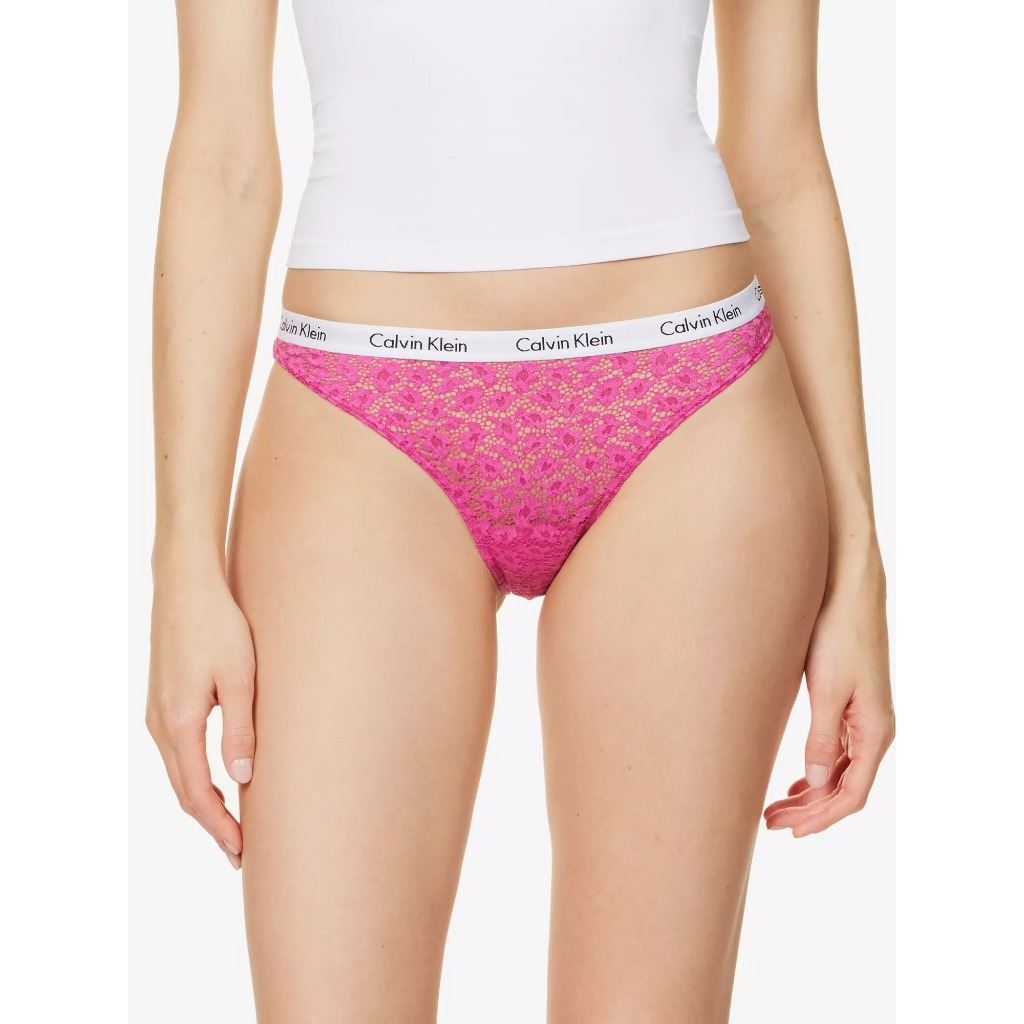ของแท้พร้อมส่ง🌟กางเกงใน CK ผู้หญิง Calvin Klein Carousel Lace Bikini - รูปที่ 2