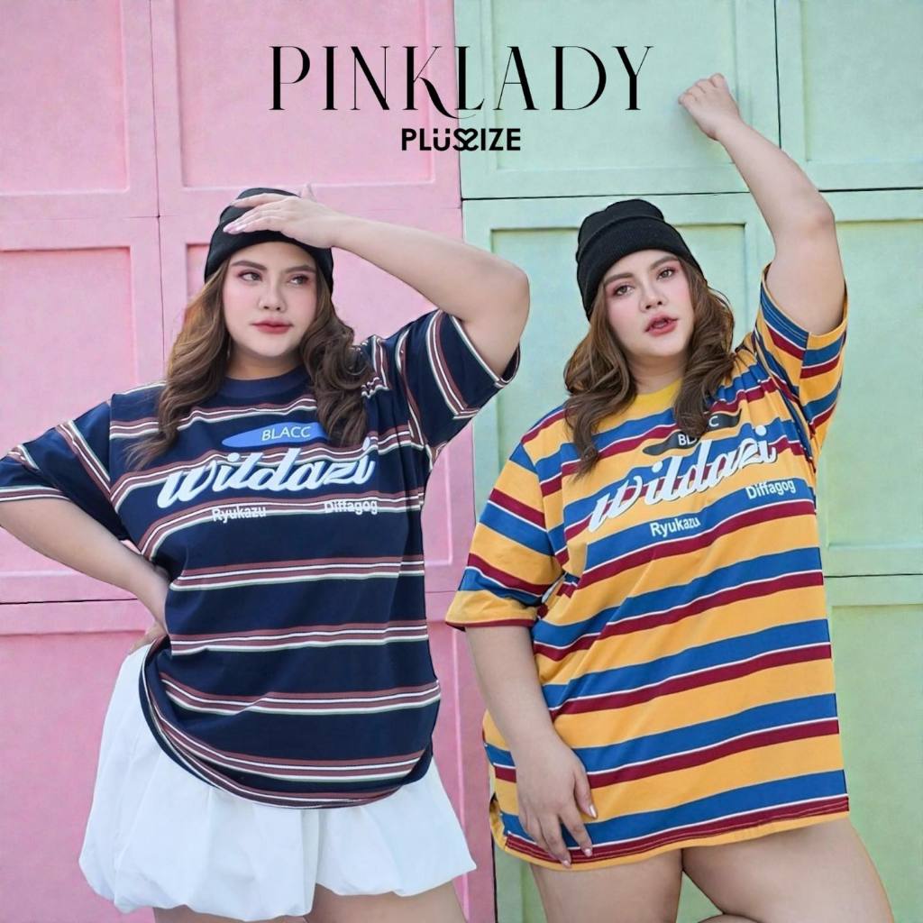 เสื้อสไตล์เกาหลี Stripe so cute T-shirt 40"-60" (กรุณาอ่านไซส์ในรายละเอียดก่อนสั่งซื้อ)