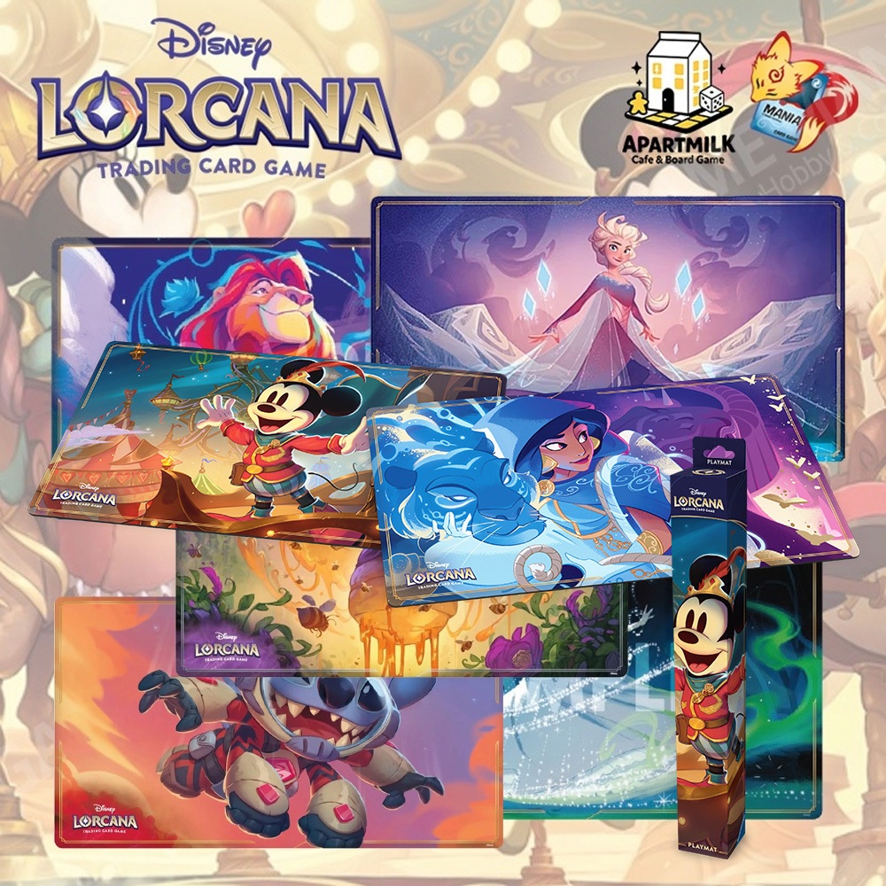 Disney [Lorcana TCG] Playmat แผ่นรองเล่นการ์ด (ลิขสิทธิ Lorcana ภาษาอังกฤษ)