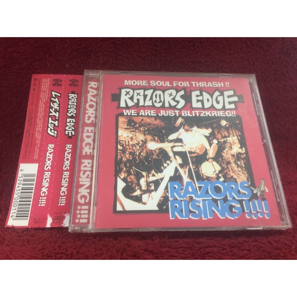 CD Razors Edge - Razors Rising!!!! สภาพตามปก CA53-23