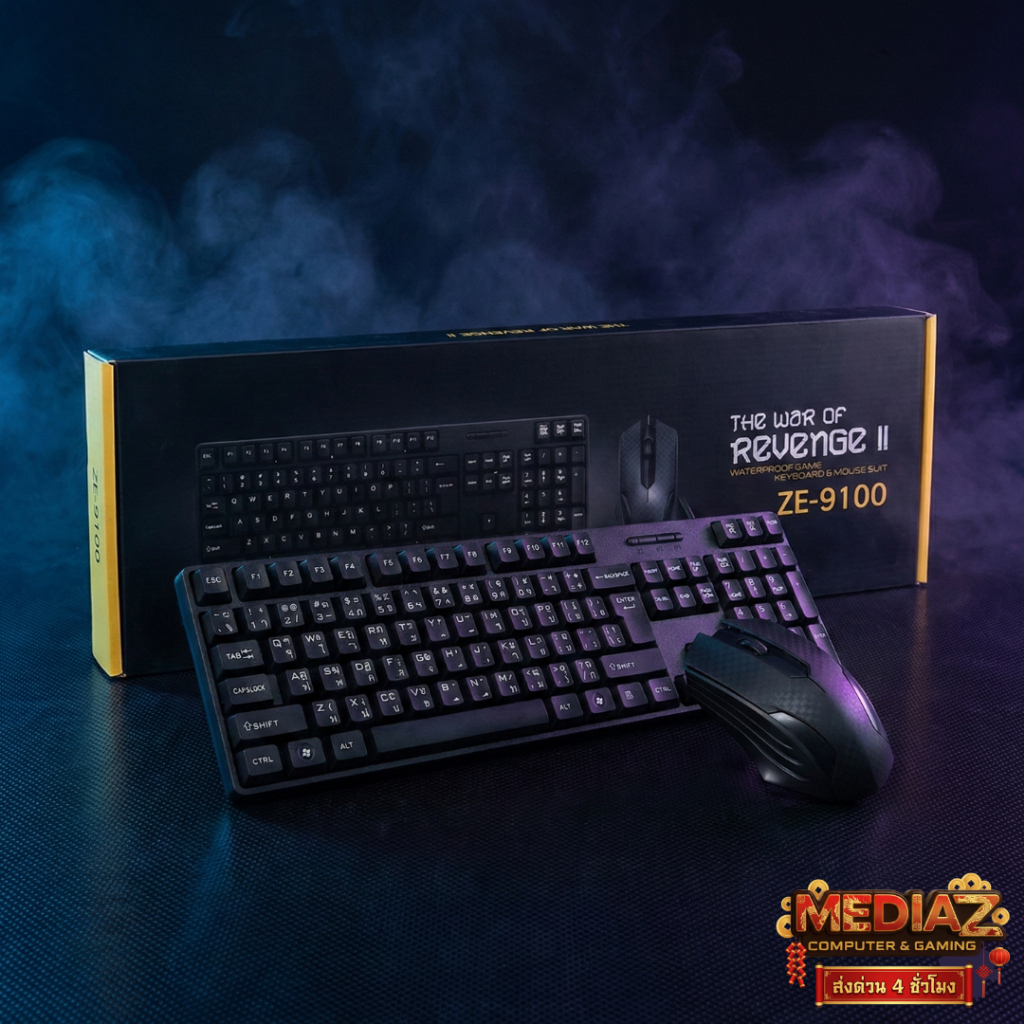 ส่งทันที Keyboard Classic Minimal Gaming RGB Anti ghost Media Z คีย์บอร์ด สั้น 87 99 คีย์ หลายแบบ