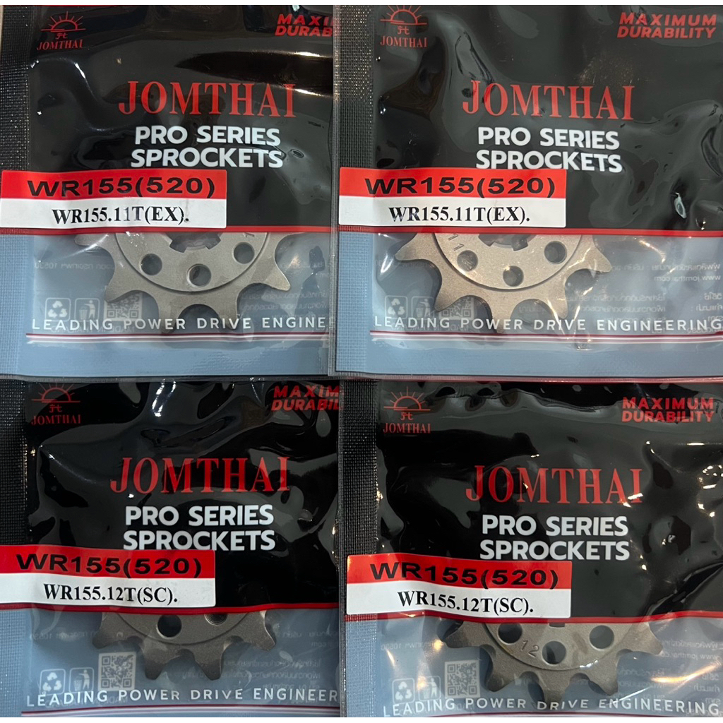 สเตอร์หน้า WR155 / WR155R  PRO SERIES สินค้ามาตรฐาน เกรดส่งออกตราพระอาทิตย์ JOMTHAI แท้ 100%