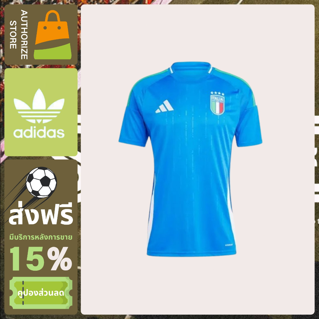 adidas Italy 24 Italy 24 Home Jersey เสื้อฟุตบอล （ของแท้ 100%）