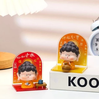 OKK Life Stop(A062)*พร้อมส่งในไทย*โมเดลฟิคเกอร์พระพุทธเจ้าน้อย ตกแต่งโต๊ะทำงานเสริมดวงเสริมมงคล ของขวัญสายมูน่ารักๆ