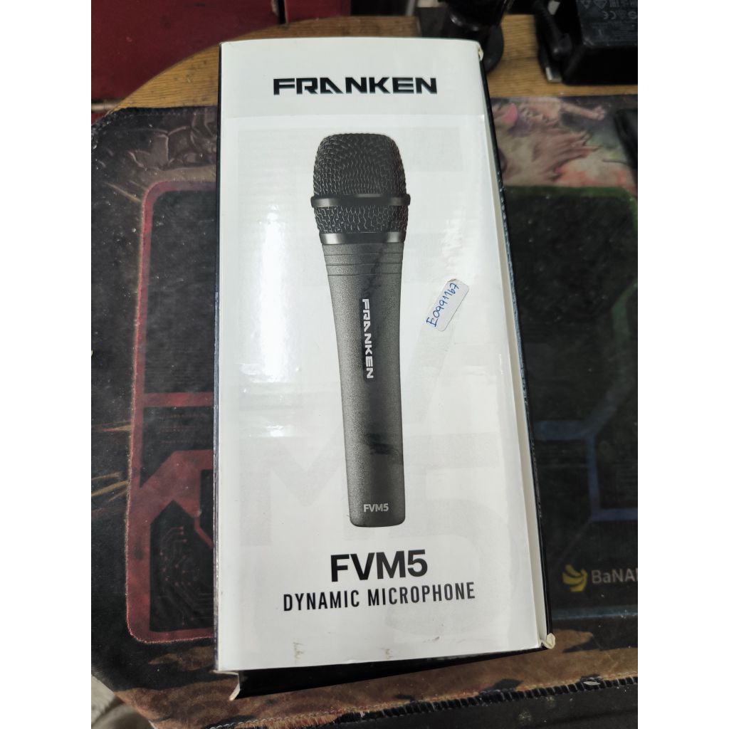 #Franken #FVM5 #ไมโครโฟน ไดนามิก สีดำ สภาพเหมือนใหม่ พร้อมกล่อง
