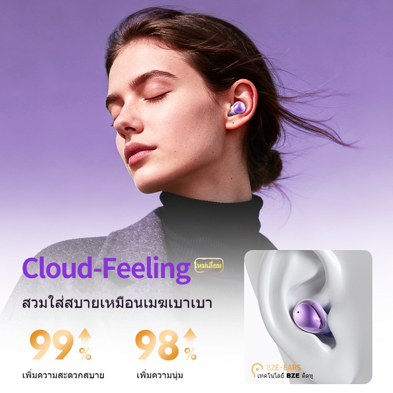 Q62 ชุดหูฟังไร้สายบลูทู ธ TWS สองหูไร้สายจริงในหูสเตอริโอจอแสดงผลดิจิตอลความทนทานลดเสียงรบกวน - รูปที่ 2