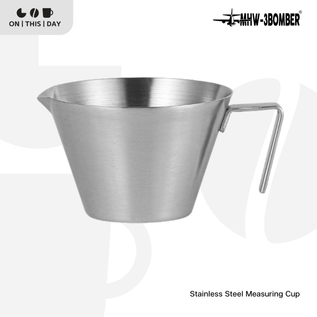 MHW-3BOMBER Stainless Steel Measuring Cup แก้วช็อต แก้วตวง espresso ขนาด 100 ml