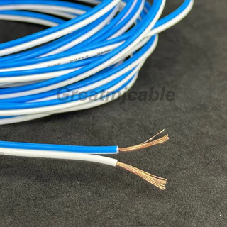 สายไฟคู่DC 12V 24V (ราคาต่อ1เมตร) ทองแดงแท้ ขนาด24AWG อย่างดี เลือกสีได้
