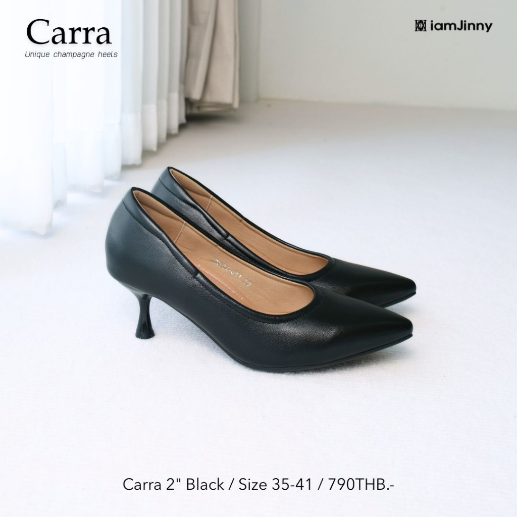 iamJinny JN134 รุ่น Carra 2" สีดำ