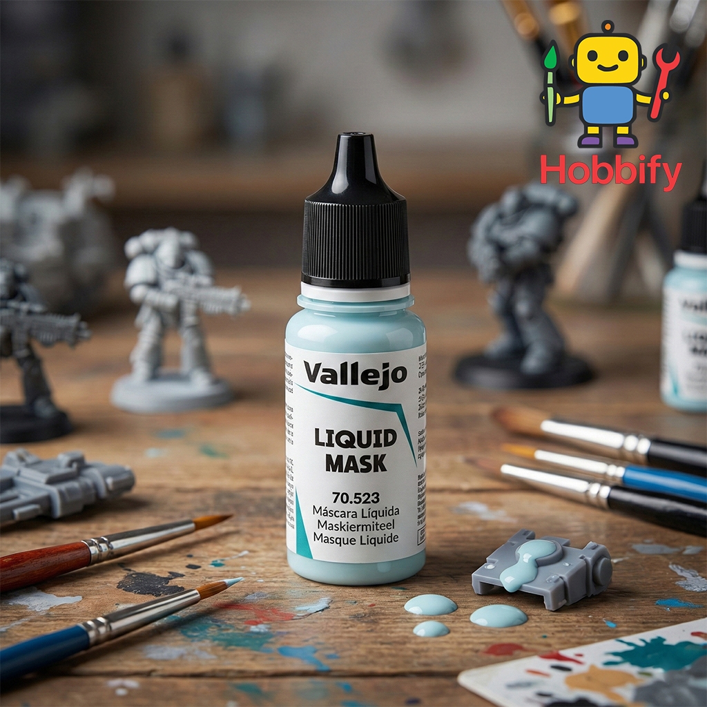🎨 Vallejo Liquid Mask 70.523  บังพ่น มาส์กกันสีแบบเหลว