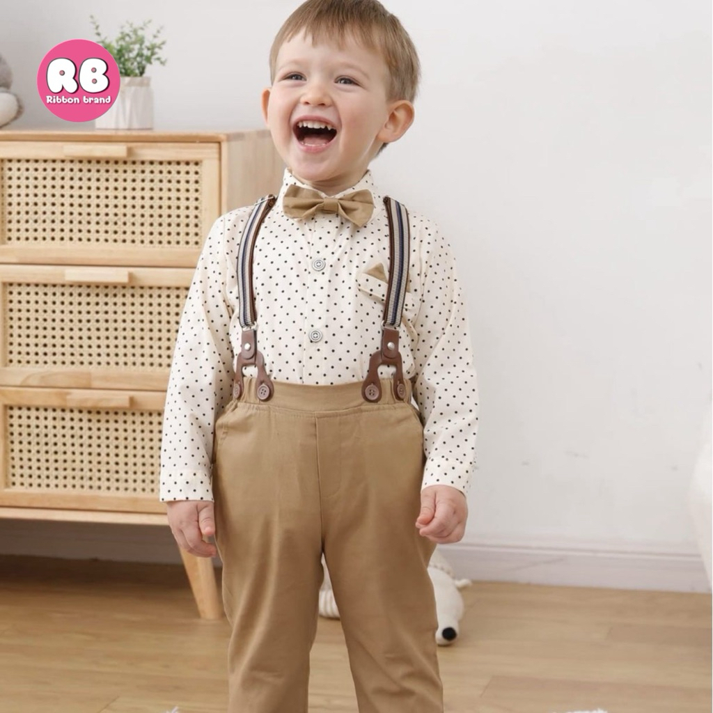 ชุดเอี๊ยมออกงานสำหรับเด็กผู้ชาย SE1.