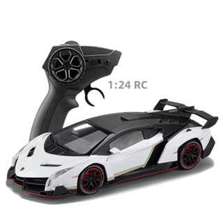 รถLamborghiniบังคับวิทยุRC(บอดี้เหล็กอัลลอย)สเกล1:24รีโมท2.4…