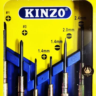 Kinzo-610 ชุดไขควงซ่อมแว่นตา นาฬิกา อเนกประสงค์ ไขควงเล็กชุดเล็ก 6ชิ้น