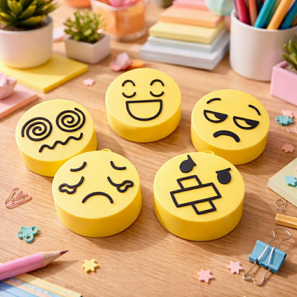 ที่เปิดฝาขวดน้ำดื่ม Nestle น้ำทิพย์, น้ำมะพร้าว if ,Cha Jing, วิตอะเดย์, ลาย Emoji พกง่าย มีช่องคล้อ