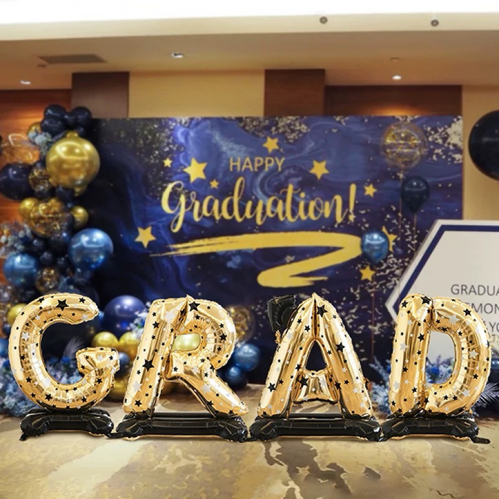 ป้ายGrad ป้ายcongrats ลูกโป่งรับปริญญา ป้ายรับปริญญา