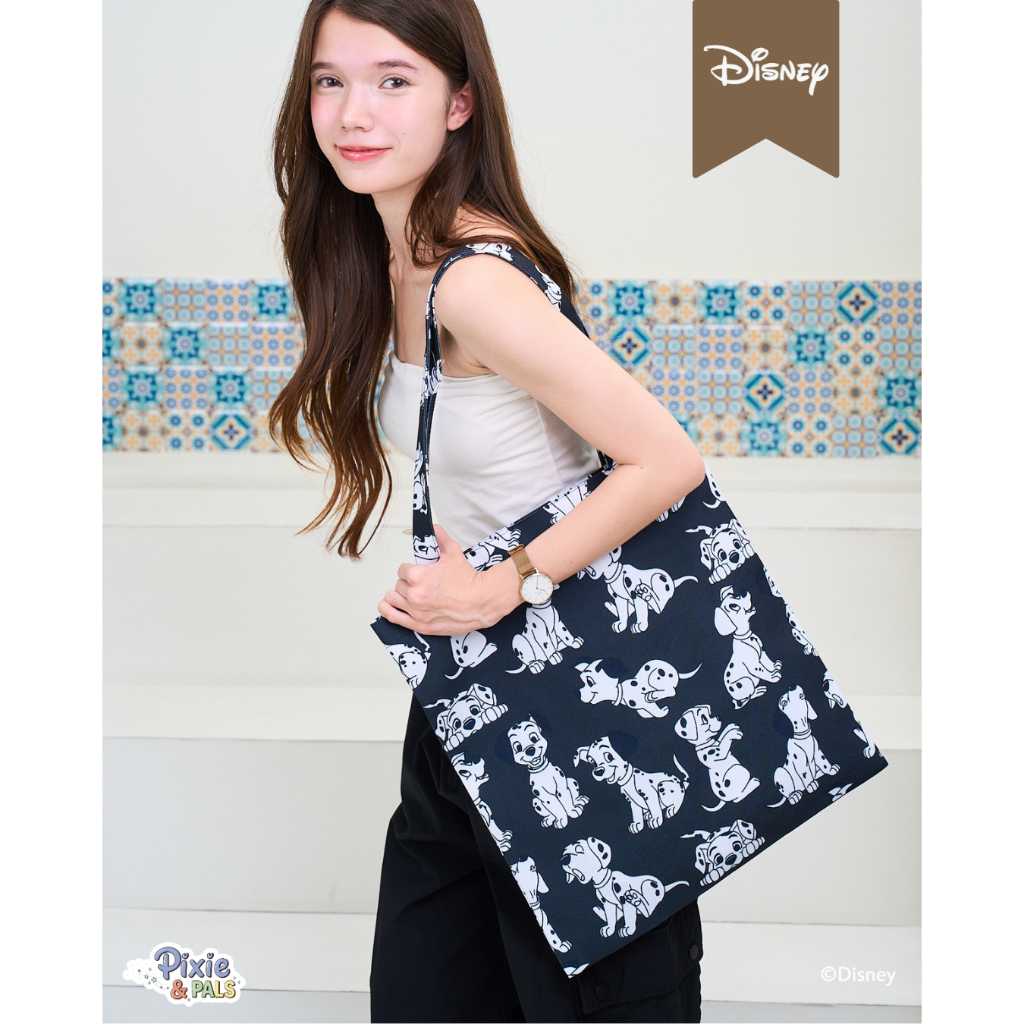 Pixie&Pals – Dalmatian All Around Tote กระเป๋าผ้า ลิขสิทธิ์แท้จาก Disney มีให้เลือก 2 ผ้า – โปรปัง