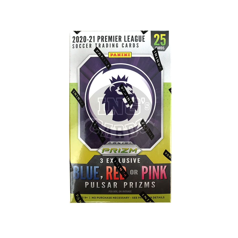 การ์ดสะสมฟุตบอล 2020-21 Panini Prizm Premier League Soccer Cereal Box