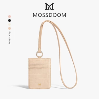 MOSSDOOM Hazel Card Bag สล็อตแบบพกพาหลายชั้นช่องเสียบการ์ดของผู้หญิงผู้ถือบัตรขนาดเล็ก
