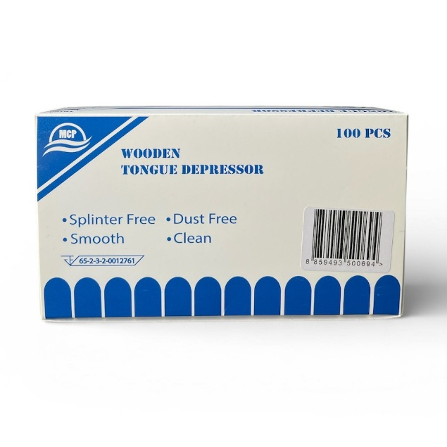 ไม้กดลิ้น ชนิดไม่ปลอดเชื้อ HONGYU (100 ชิ้น / กล่อง)