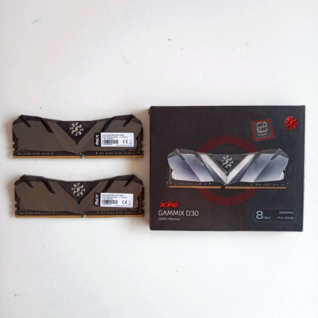 RAM  PC  DDR4  (3200)  16GB  8GBX2  XPG  GAMMIX  D30  ประกัน  LT.