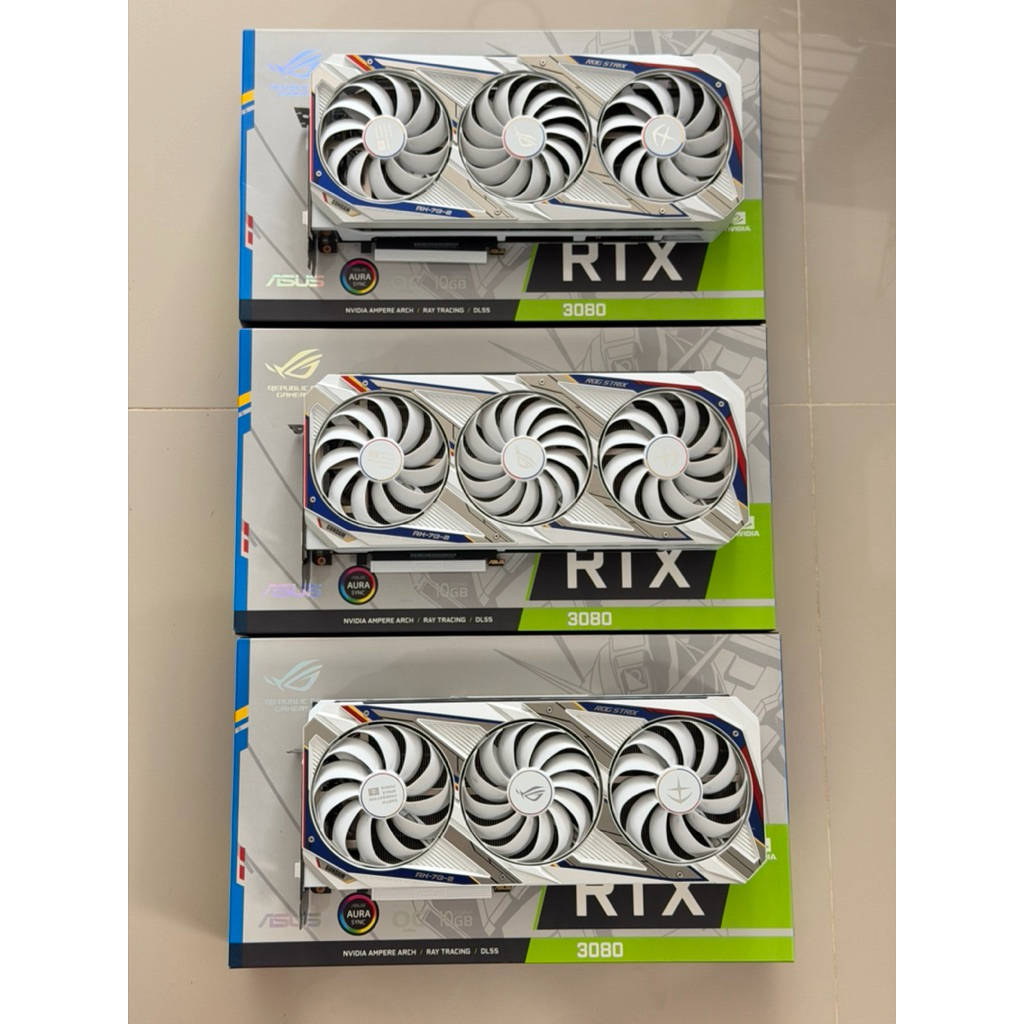 RTX3080 10GB มือสอง GUNDAM ROG STRIX OC (มีของพร้อมส่ง)