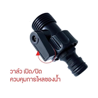 ชุดสายยางรดน้ำ 4 หุน (1/2") สายยางสีฟ้า ขนาด 5M./10M./20M./30M./50M. พร้อมหัวฉีดและอุปกรณ์ติดตั้ง ใช้งานได้ทันที