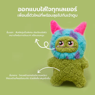ของเล่นสุนัข ตุ๊กตาสุนัขมีเสียง Dog Toy ของเล่นสัตว์เลี้ยง ช่วยแก้เหงาและลดความเครียด เหมาะกับสัตว์เลี้ยงทุกวัย