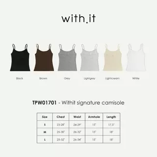 Withit signature camisole เสื้อสายเดี่ยว - TPW01701