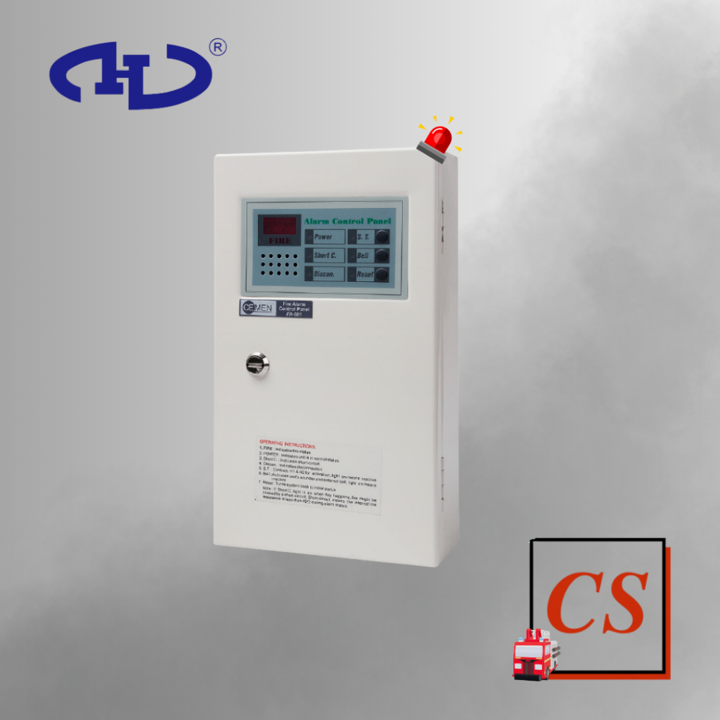 AH-00212 1 ZONE FIRE ALARM CONTROL PANEL 1 ZONE