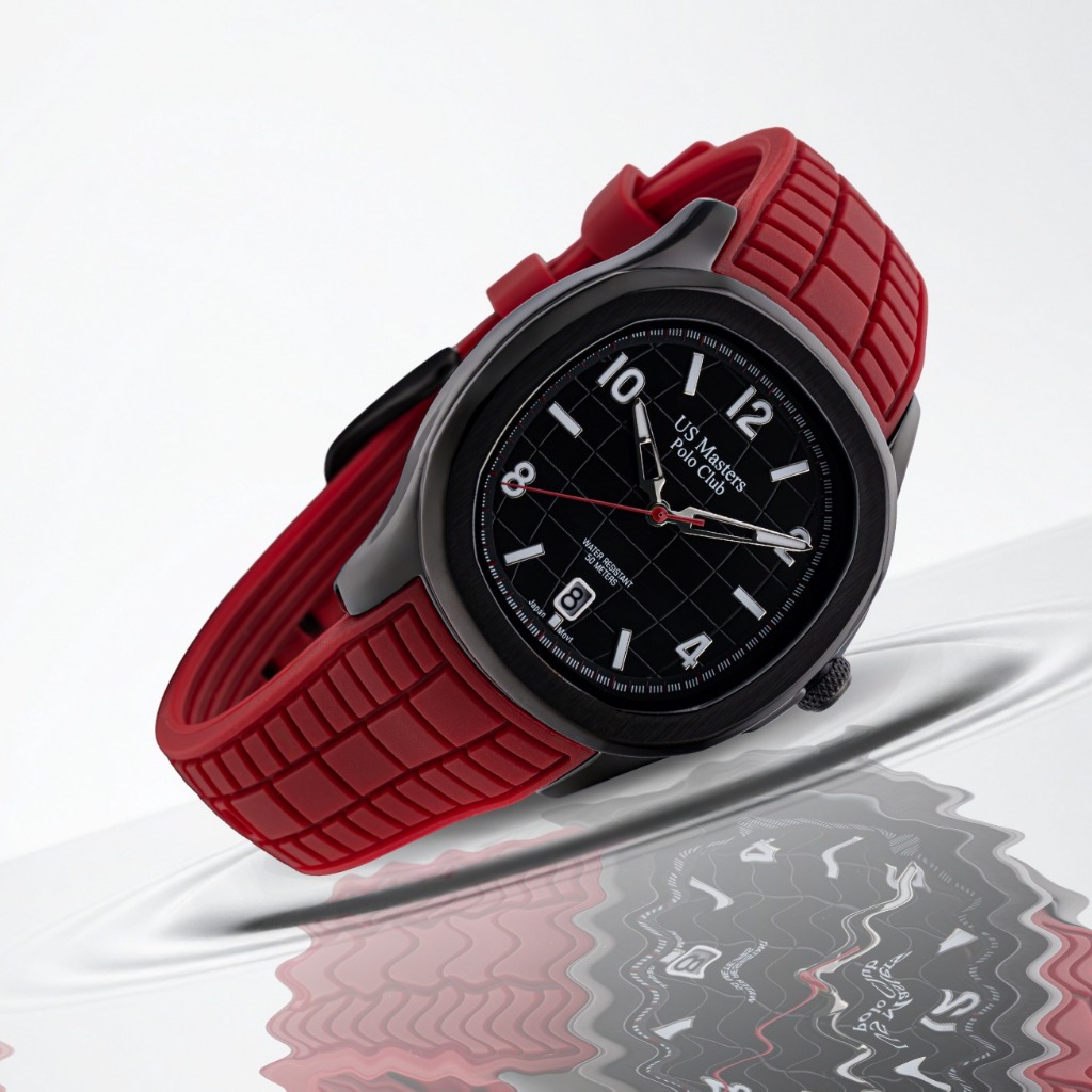 USM-DD37 นาฬิกาข้อมือ กันน้ำได้ แสดงวันที่ สายซิลิโคน ประกัน 1 ปี แบรนด์ US MASTERS - รูปที่ 5