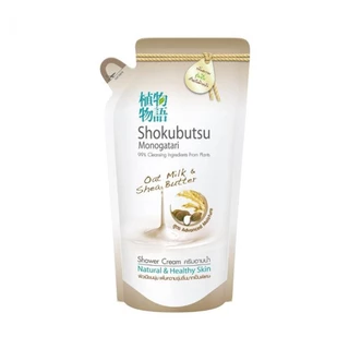 Shokubutsu Monogatari ครีมอาบน้ำ โชกุบุสซึ 400-500 มล. (ถุงเติม) เลือกสูตรได้ ผิวนุ่ม สะอาดใส