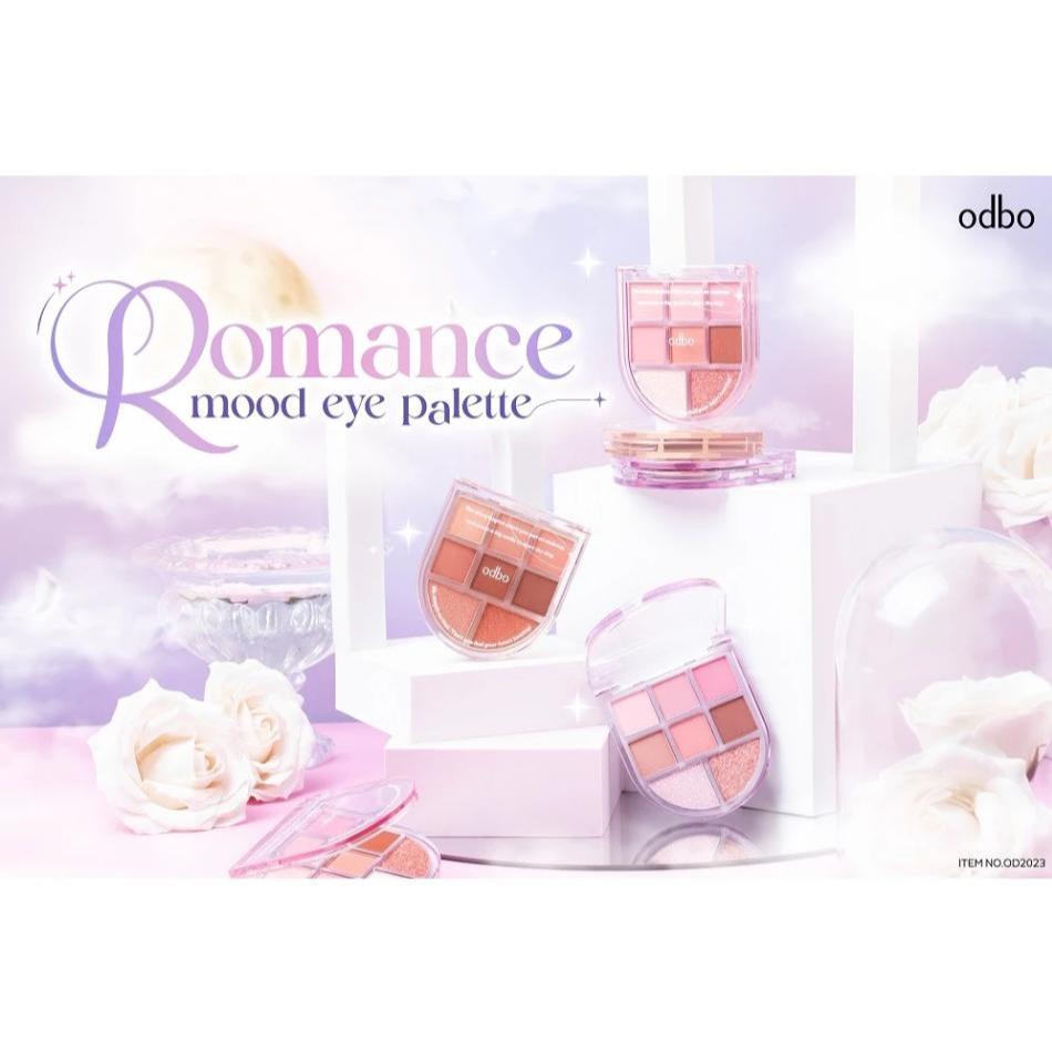 ODBO ROMANCE MOOD EYE PALETTE - OD2023 #พาเลทตาโรแมนซ์มู้ดโอดีบีโอ