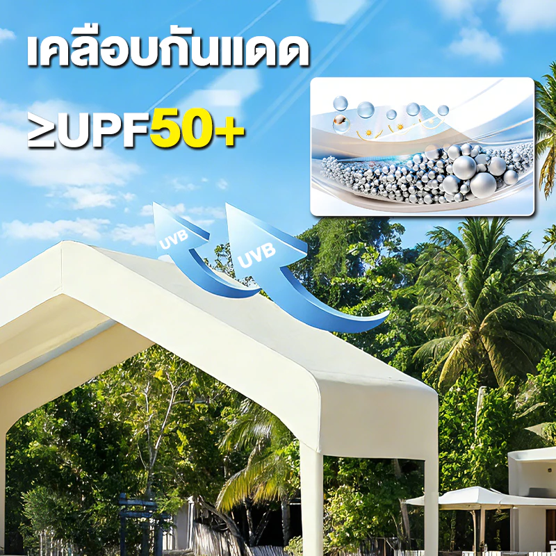 NIUYEAN เต็นท์พับ โครงเหล็กหนา thumbnail 5