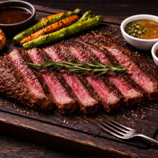 สเต็กเนื้อพิคานย่าโคขุน Picanha ขนาด 1000 กรัม โคขุนแท้100%