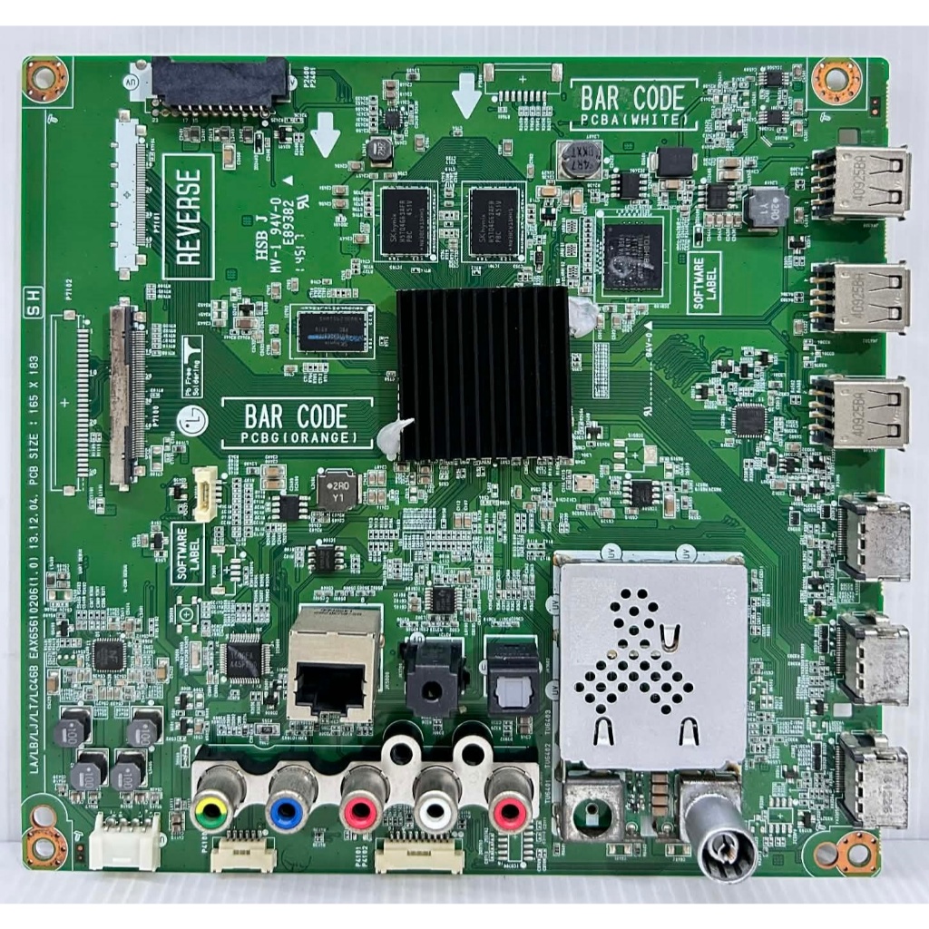 Mainboard เมนบร์อด ทีวี LG รุ่น 55LB582T พาร์ท EAX65610206 อะไหล่ ของแท้ถอด มือ2 เทสไห้แล้ว