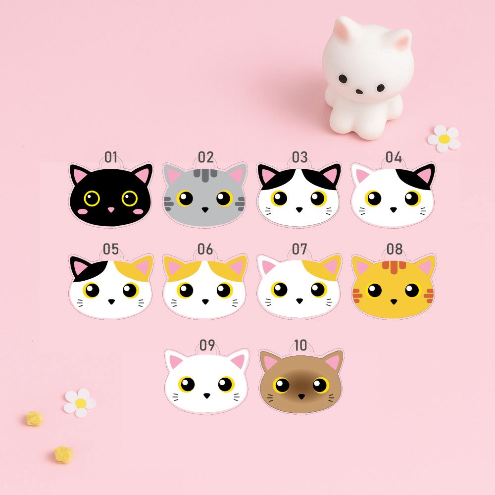 ปลอกคอแมว+จี้แมว DIY (แถมป้ายชื่อไม้แกะสลัก) *ทักแชต เพื่อแจ้งชื่อและเลือกจี้ รูปที่ 3
