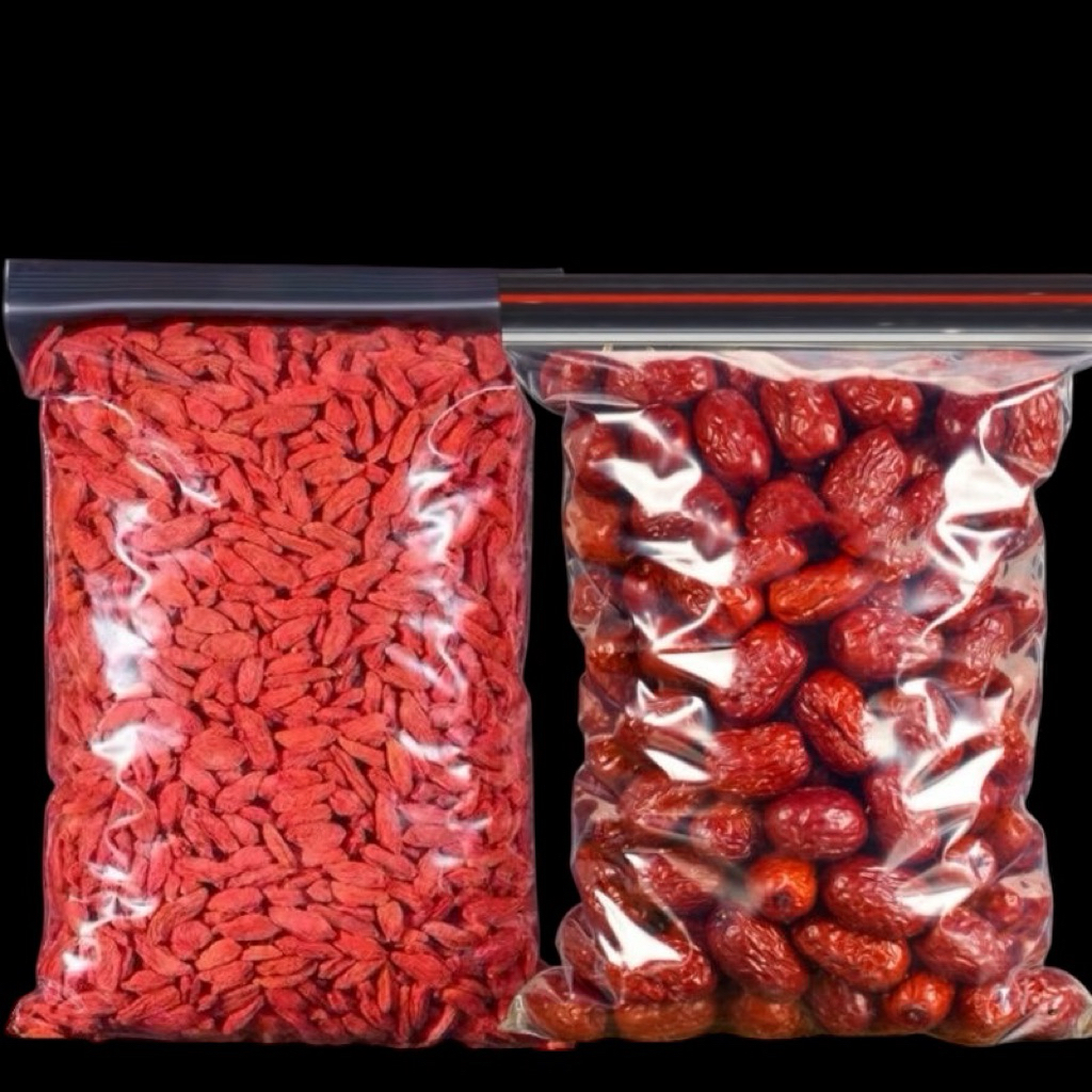 🍒โกจิเบอร์รี่+พุทราจีน อบแห้ง สามารถทานดิบได้100g
