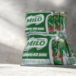 48 ซองไมโลขน 12 กรัมเสริมแคลเซียมและโปรตีน