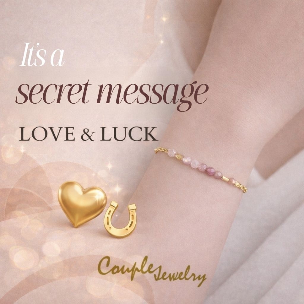 COUPLE​ JEWELRY​ สร้อยข้อมือ​ Love​ สร้อยข้อมือบอกรักด้วยรหัส​