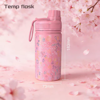 Tempflask 350ml แก้วเก็บความเย็น สแตนเลสแท้ 100% ขวดน้ำปากกว้าง ขวดน้ำเด็ก สามารถเก็บความร้อนและเย็น