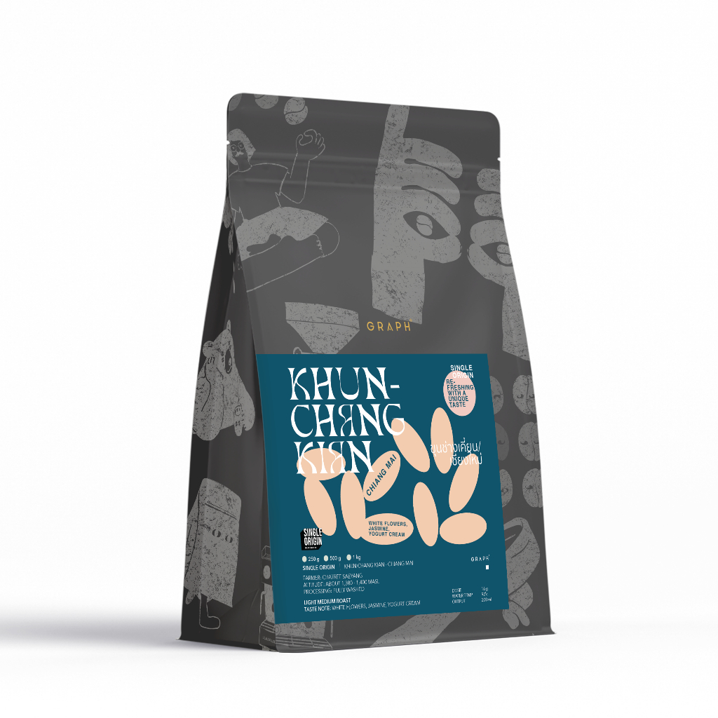 GRAPH | เมล็ดกาแฟ SINGLE ORIGIN - KHUN CHANG KIAN 100g.
