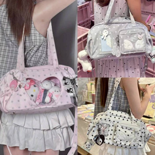 กระเป๋าสะพายข้างไปคอนกระเป๋าติ่งรุ่น Violet มี 4 สายยาวเป็นส…