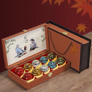 พร้อมส่ง‼️‼️ชุดของขวัญชาจีน 5 มณฑล  五大名茶  กล่องของขวัญ ตรุษจ…