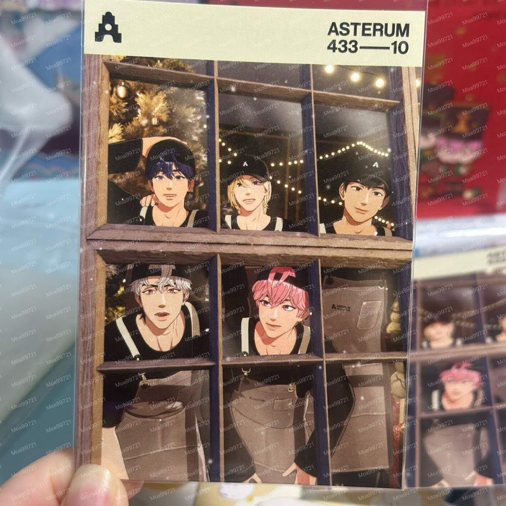 *พร้อมส่ง* โปสการ์ดกาแฟ Asterum 433-10 PLAVE