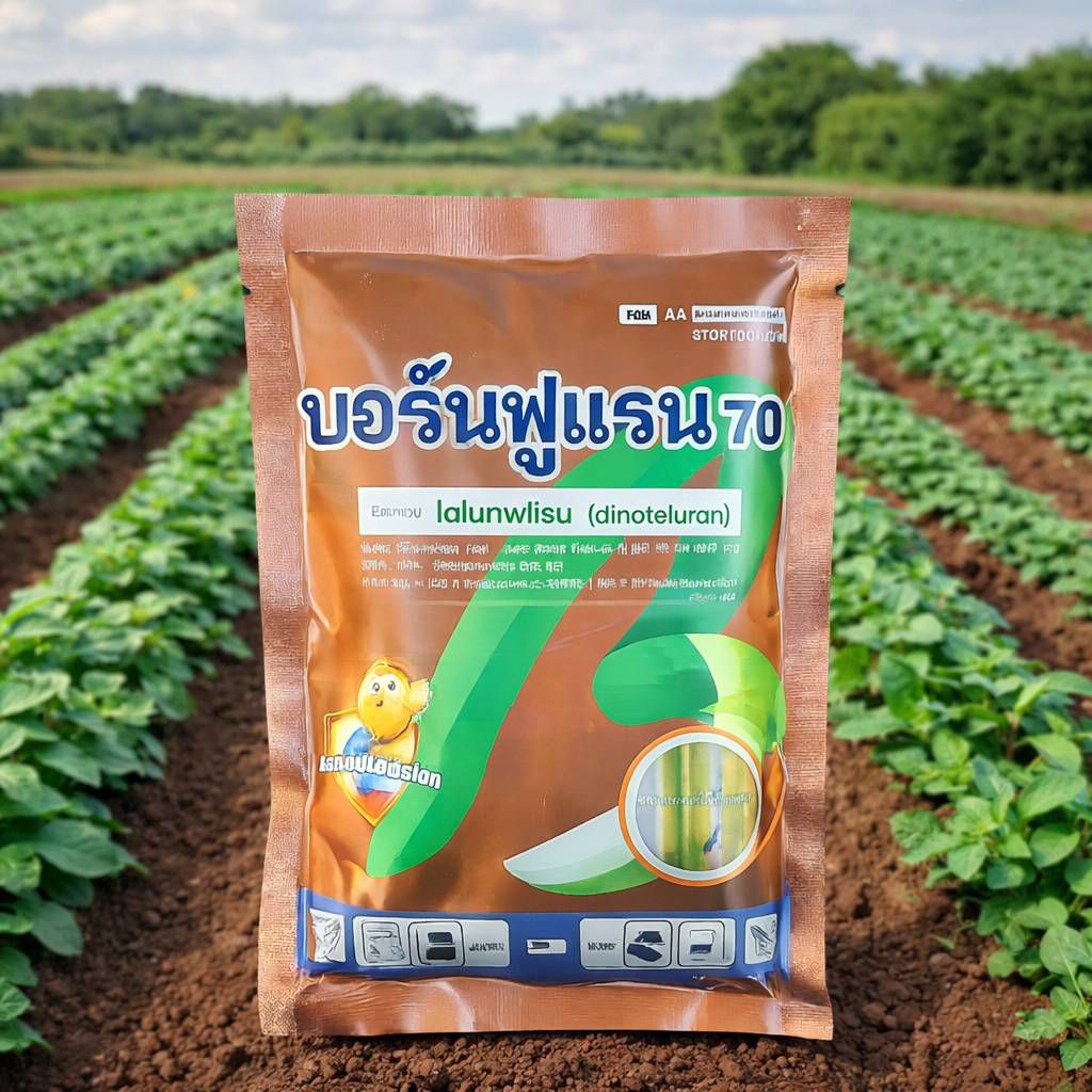 บอร์นฟูแรน (Bornfuran) – กำจัดแมลงร้าย ตายเรียบถึงรัง!​สารไดโนทีฟูแรน 70% WG (Dinotefuran 70% WG) (กลุ่ม 4A)
