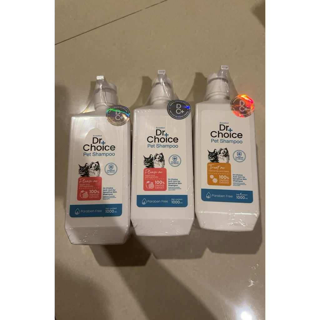 แชมพู Dr.choice pet จาก รพ สัตว์ทองหล่อ ใหม่
